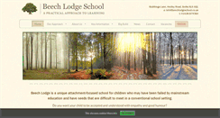 Desktop Screenshot of beechlodgeschool.co.uk